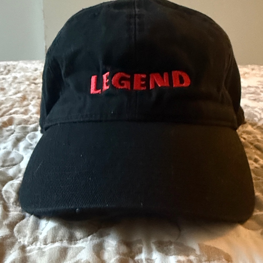 The Weeknd LEGEND  Black and Red Embroidered Baseball hat/ Cap